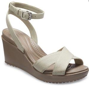 Women's Leigh II Cross-Strap Ankle Wedge
